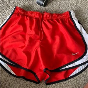 Red Nike shorts!!